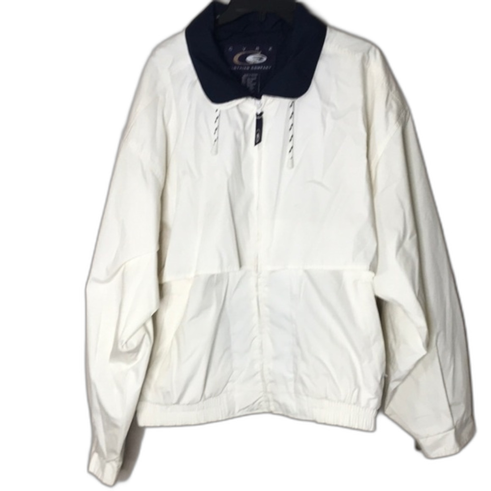 Cyrk clothing company nylon zip up windbreaker jacket size large